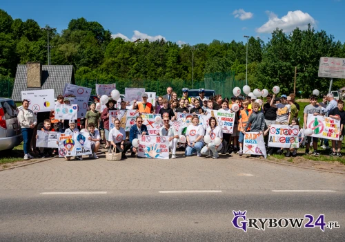 No promil, no problem. Grybowscy uczniowie w marszu trzeźwości