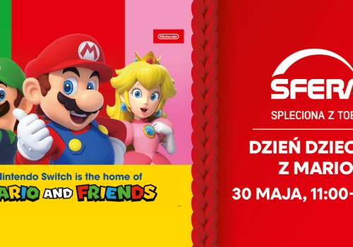 Dzień Dziecka w świecie Mario & Friends w Galerii Sfera. Można wygrać konsole do gier