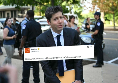Sam Altman przyznał, że z tym zmiataniem miejsc pracy przez AI, to trochę mu się pomyliło
