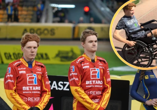 Żużel. Bewley tryska humorem tydzień po operacji! Robi „wheelie” na… wózku! (WIDEO)