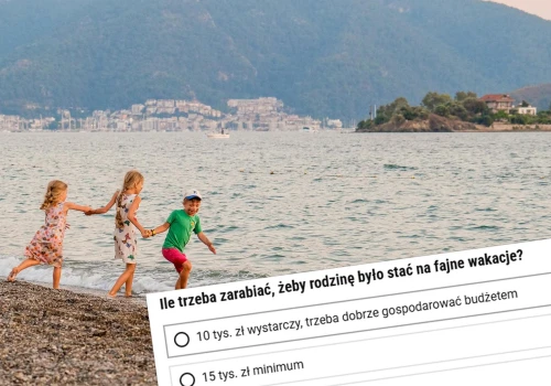 Ile trzeba zarabiać, by wyjechać z dziećmi na wakacje? Czytelnicy wskazali konkretną kwotę