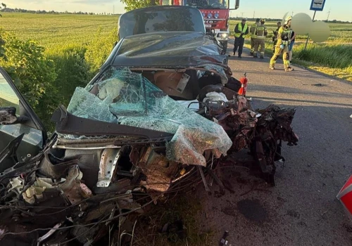 Tragiczny wypadek. Młody kierowca BMW zginął po uderzeniu w drzewo