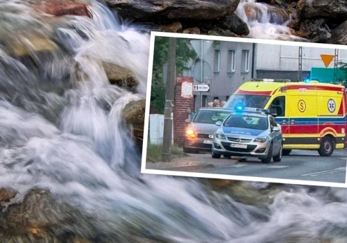 Wracała z imprezy i… wpadła do potoku. Uratowała ją szybka reakcja przechodniów