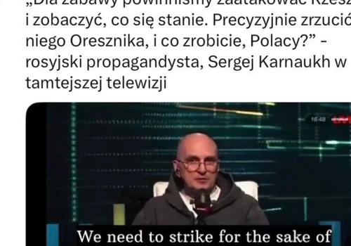 Uderzmy w Rzeszów i zobaczmy, co się stanie”. Szokujące słowa rosyjskiego propagandysty wywołały burzę