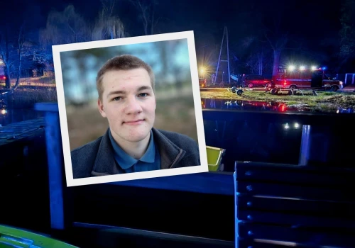 Poszukiwania 17-latka nad jeziorem koło Bytowa. Strażacy przeczesują akwen, policja prosi o pomoc