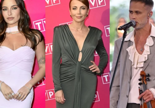 Wieniawa cała na różowo, Więdłocha w eleganckiej sukni. Zielińska zaszalała z dekoltem