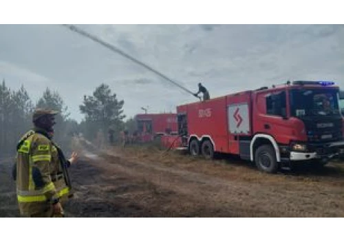 Pożar pod Warszawą. Ważne ogłoszenie ws. jednej z dróg