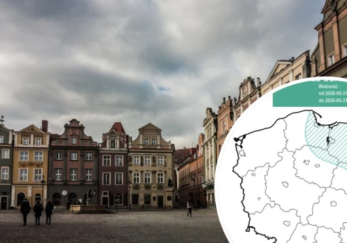 Ostatni dzień maja pochmurny i z przelotnymi opadami, a nawet burzami. Gdzie zagrzmi?