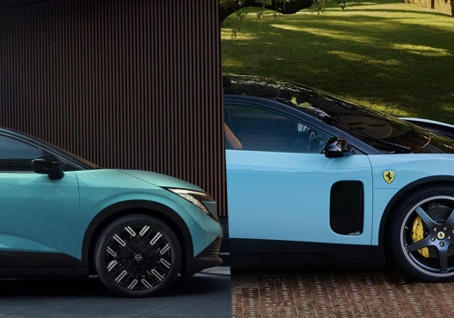 Nissan drwi z Ferrari Luce. „Na turkusowych elektrykach znamy się nie od wczoraj”