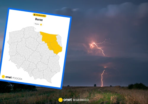 Groźnie w trzech województwach. IMGW ostrzega przed burzami