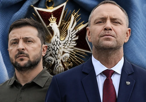 Nawrocki kontra Tusk. Spór o order dla Zełenskiego
