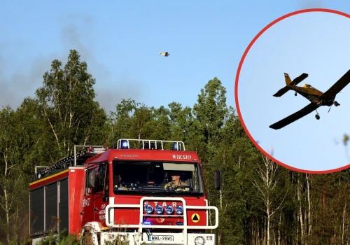 Dogaszanie pożaru lasu pod Warszawą. Służby przekazały komunikat
