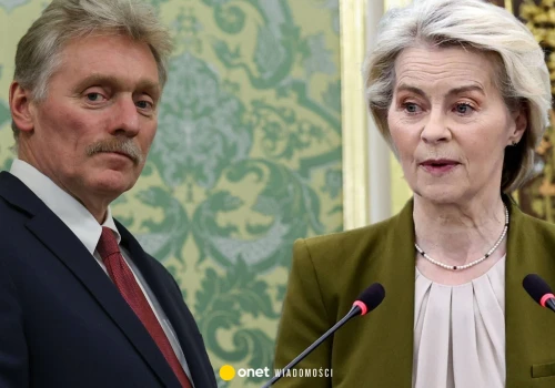 Rzecznik Kremla odpowiada szefowej KE. 