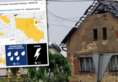 Najpierw niszczycielska trąba, teraz burze i ulewy. IMGW ostrzega osiem województw