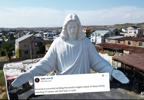 Armenia będzie miała w 2027 roku największego Jezusa, większego niż nasz w Świebodzinie
