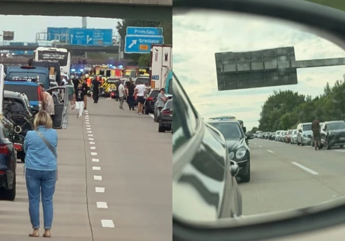 Wypadek na A11 w stronę Szczecina