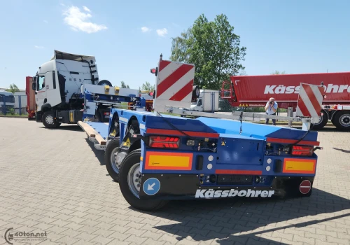 Kässbohrer wprowadza naczepę na osiach typu pendel: tiefbett w nowej wersji