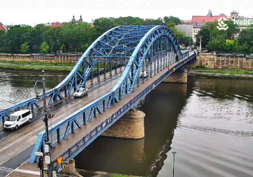 Kraków ma nową kamerę internetową. Na żywo widać Most Piłsudskiego i okolicę