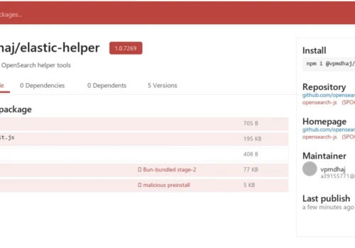 14 złośliwych pakietów npm podszywa się pod OpenSearch i Elastic