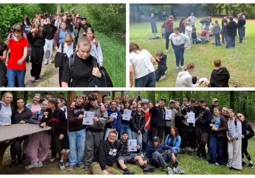 Uczniowie „Jedynki” ruszyli śladami patrona. XIII Pieszy Rajd Kościuszki w Wysokiem Mazowieckiem