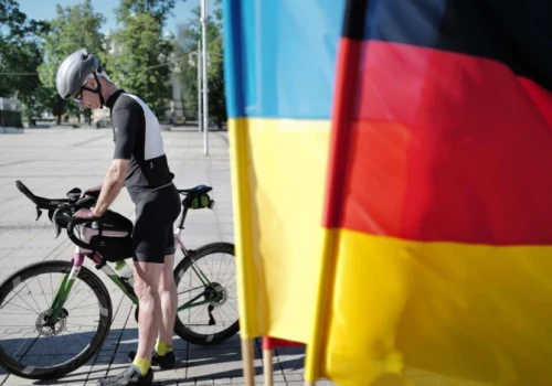 400 kilometrów dla Ukrainy. Ultrakolarz zatrzymał się w Częstochowie