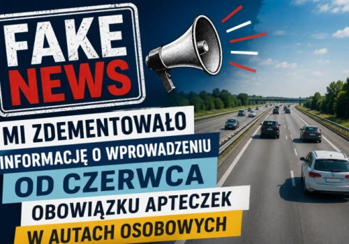MI zdementowało informacje o wprowadzeniu od czerwca obowiązku apteczek w autach osobowych