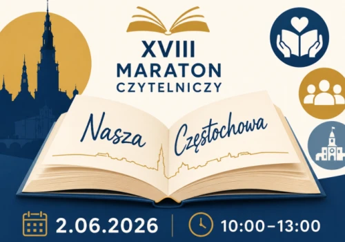 Maraton Czytelniczy „Nasza Częstochowa” odbędzie się 2 czerwca w Bibliotece Publicznej im. dr. Władysława Biegańskiego w Częstochowie.