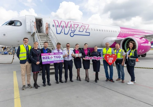 Rzeszów: Inauguracja lotów Wizz Air do Podgoricy