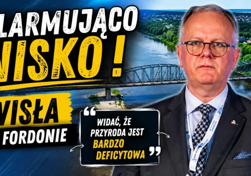 Co nam mówi niski poziom Wisły w Fordonie? ,,Widać, że przyroda jest bardzo deficytowa”