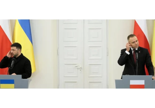 Władze PiS za odebraniem Orła Białego prezydentowi Zełenskiemu