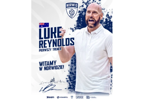 Norwid stawia na zagraniczne doświadczenie. Luke Reynolds nowym trenerem częstochowskich siatkarzy