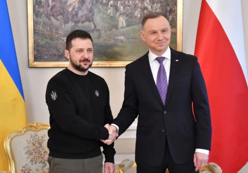 Andrzej Duda zabrał głos ws. odznaczenia Zełenskiego. To on wręczył mu Order