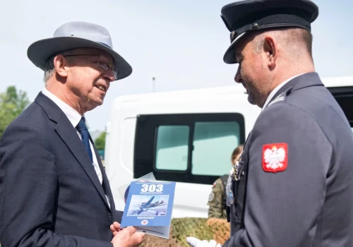 Godło Kościuszkowskie na FA-50. Historia znaku, który połączył Eskadrę Kościuszkowską, Dywizjon 303 i Mińsk Mazowiecki