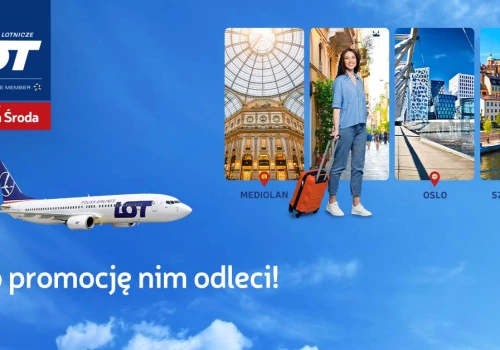 Ruszyła Szalona Środa w PLL LOT 🔥 Sprawdź loty po Europie już od 349 PLN ✈️