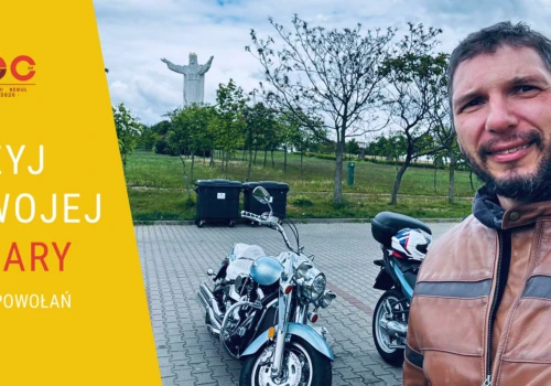 O. Marcin Szwarc OMI: czy na motocyklu można modlić się i głosić Słowo Boże? Nawet trzeba!