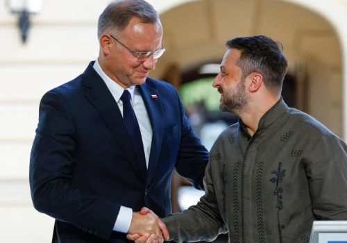 Duda skomentował sprawę odebrania orderu Zełenskiemu