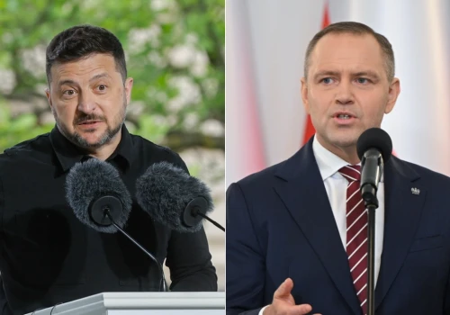Propozycja odebrania orderu Zełenskiemu. Biejat krytykuje Nawrockiego
