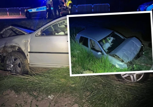 Pijany wjechał Volkswagenem w tył Opla. Poszkodowana ma uraz kręgosłupa