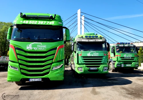 Od Starów z HDS-ami po pięć kolejnych generacji Iveco – zielona flota z Trans Buła