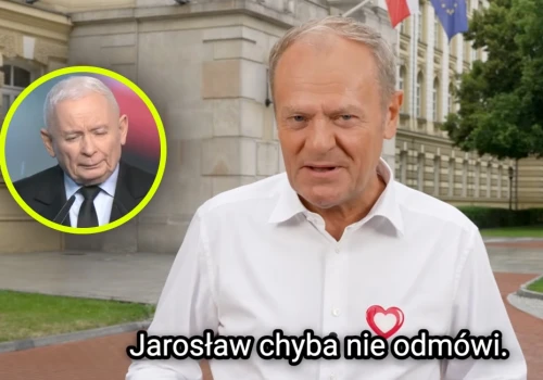 Niespodzianka dla prezesa! Była 13:54, gdy Tusk opublikował nagranie, a tam TAKA propozycja. „Jarosław chyba nie odmówi?”