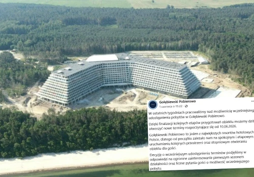 Hotel Gołębiewski w Pobierowie pomimo cennika cieszy się zainteresowaniem i przyśpiesza otwarcie