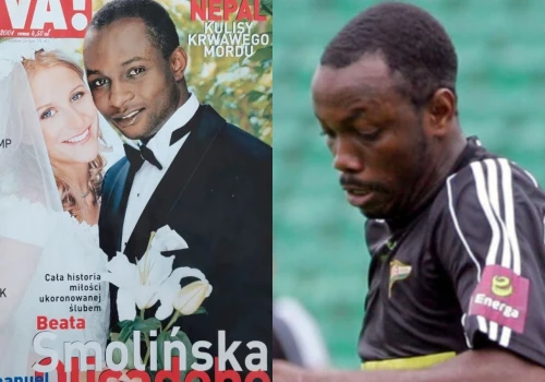 Emmanuel Olisadebe i piękna Polka rozwiedli się po 16 latach. Tak piłkarz mówi o byłej żonie