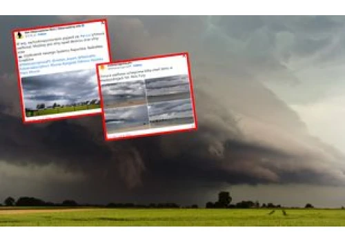 Burze, grad i chmury szelfowe nad Polską. IMGW ostrzegało