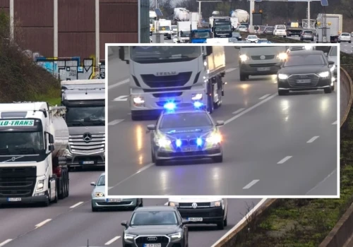 Widzisz policyjne auto jadące slalomem? Lepiej nie popełnij tego błędu