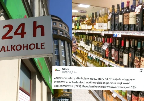 CBOS: zdecydowana większość Polaków popiera zakaz sprzedaży alkoholu nocą