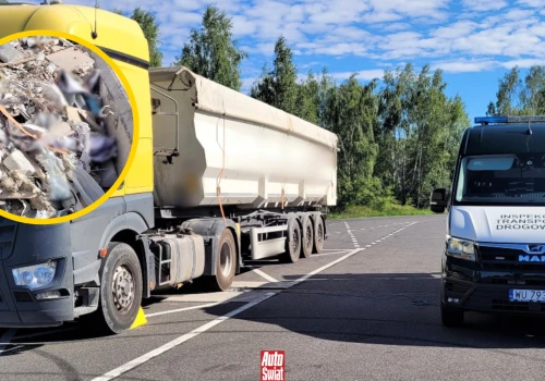 Ciężarówka z gruzem ważyła o 10 ton za dużo. Inspektorzy ITD zatrzymali ją na S8