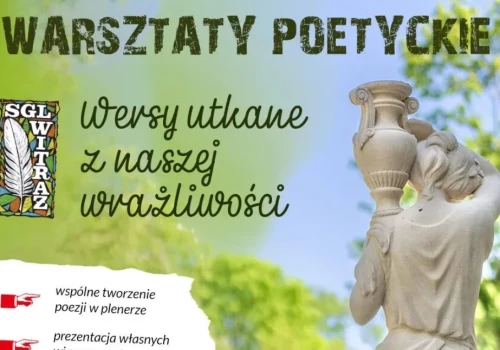 Plenerowe warsztaty poetyckie w Parku Aleksandria – „Wersy utkane z naszej wrażliwości”