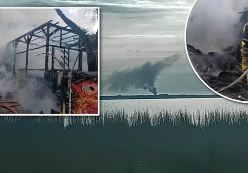 Wakacje za pasem, a tu taki cios. Czarny dym nad Półwyspem Helskim