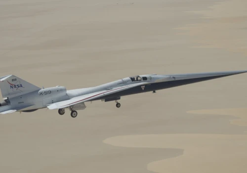 X-59 QueSST przekroczył prędkość dźwięku