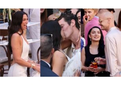 Dua Lipa zainaugurowała TRZYDNIOWE WESELE w zachwycającej kreacji. Na Sycylię przybyli m.in. Charli XCX z mężem (ZDJĘCIA)